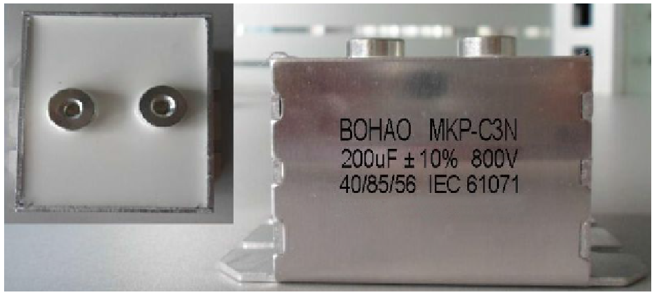 DC-Link capacitor aluminum-type support